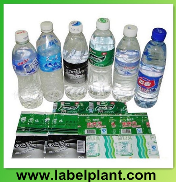 water shrink label